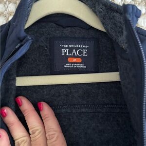 The Children's Place Dark Blue Fleece Jacket